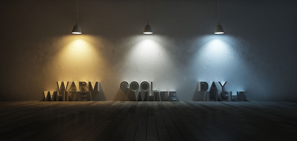 LED colour temperature comparison