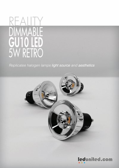 LED United Retro GU10 Lamps catalogue