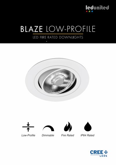 LED Blaze Low Profile Downlights catalogue