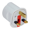 Travel Plug Adaptor 13A 2 pin to 3 pin