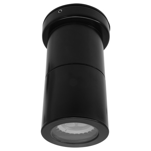 Smooth Fixed Down or Up Lights 240V Black 50W
