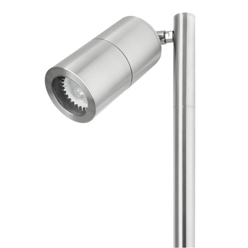 Smooth Long Outdoor Garden Spike Light 240V Marine 316 Stainless Steel 50W
