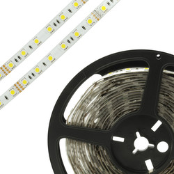 LED Strip Flexible High Brightness Tape 5m (60xSMD 5050 LEDs/m) 24V 70W (1m=14W) 3400K Warm White