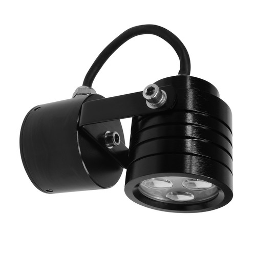 Battlestar Wall Light 240V 3W Black 3000K Warm White