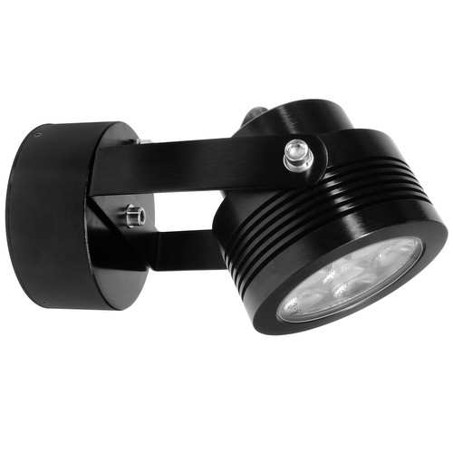 Battlestar 2.0 Wall Light 240V 6W Black 3000K Warm White