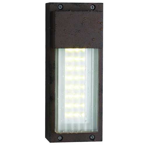 Surfaced Hood Brick Light 240V 3W Bronze 3000K Warm White