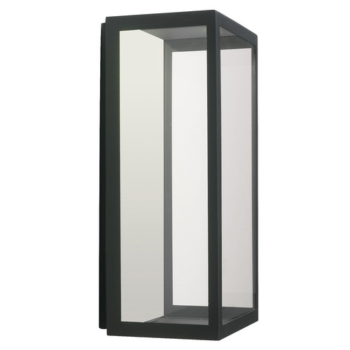 Puzzle LED Lantern Exterior Wall Light 240V 4.2W Black