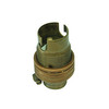 Unswitched Lamp Holder 13mm Antique Brass SBC / B15