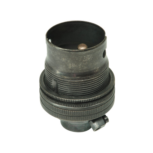 Unswitched Lamp Holder 13mm Bronze BC / B22