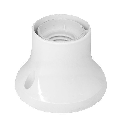 Screw Fix Lampholder 60W White ES / E27
