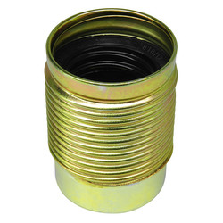Lampholder Threaded Skirt Stained Brass ES / E27