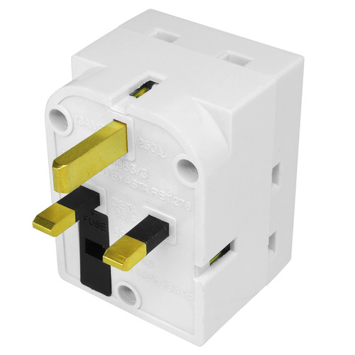 Plug Adaptor 13A 3 Way