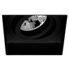 Trimless Square Adjustable Downlight GU10 240V Black 50W
