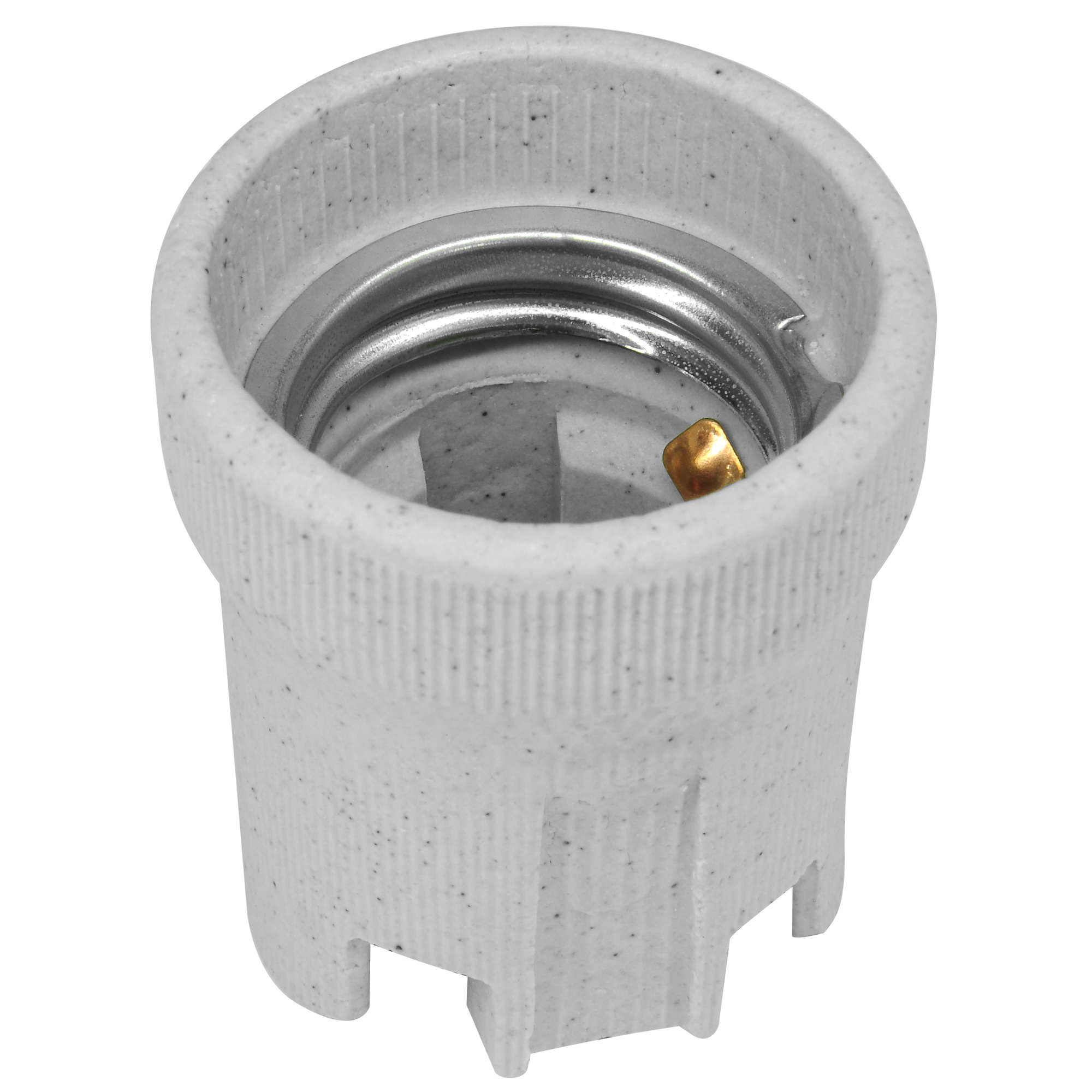Lampholder Ceramic Grey ES / E27 Mr Resistor Lighting