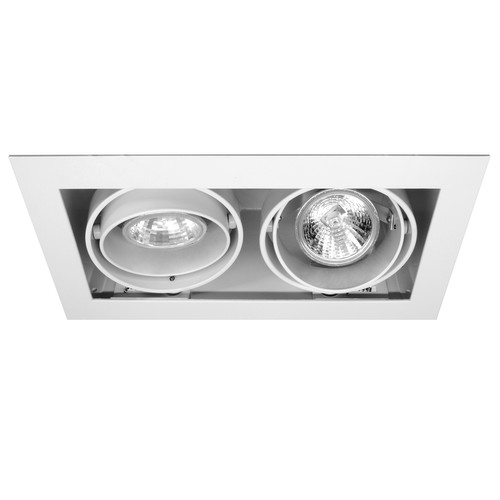 Double Downlight MR16 12V 2 x 50W White