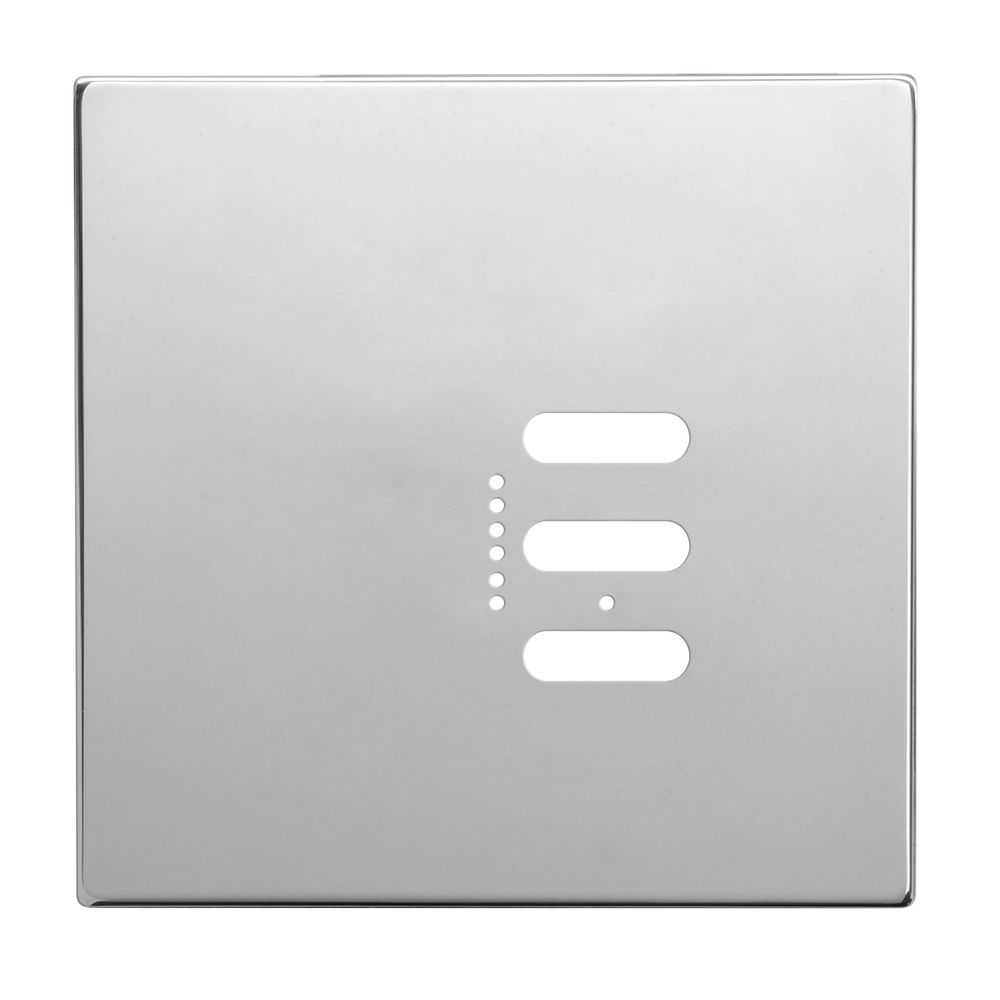 Wise Fusion Plate 1 Gang Plate Polished Chrome