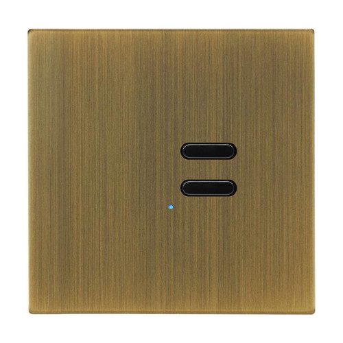 Wise Switch 2 Channel Antique Brass 3V