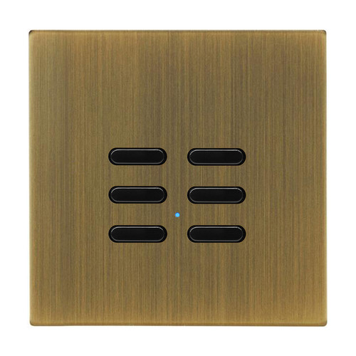 Wise Switch 6 Channel Antique Brass 3V