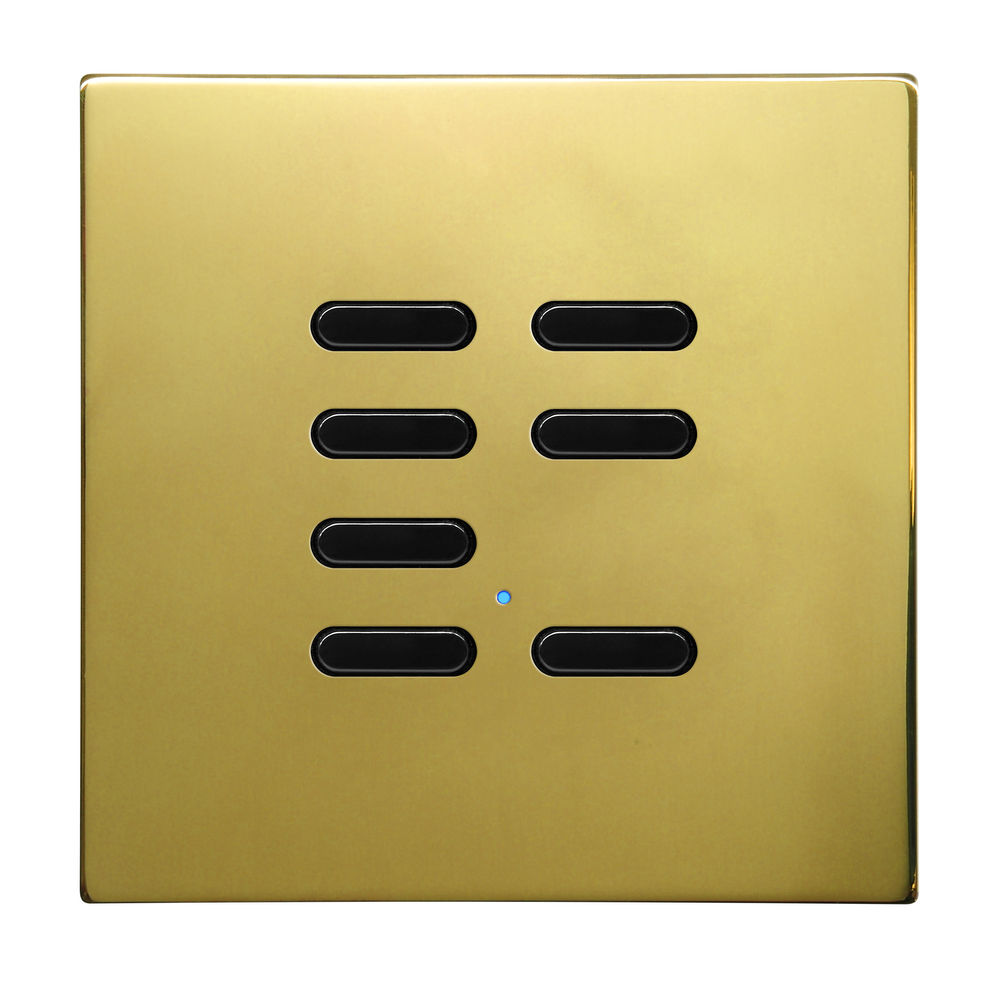 Wise Switch 7 Channel Polished Brass 3V