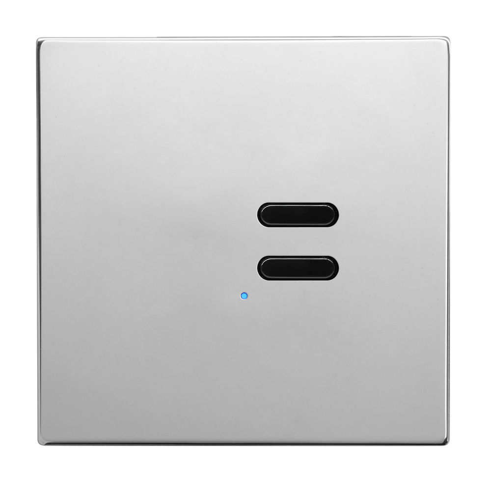 Wise Switch 2 Channel Polished Stainless Steel 3V