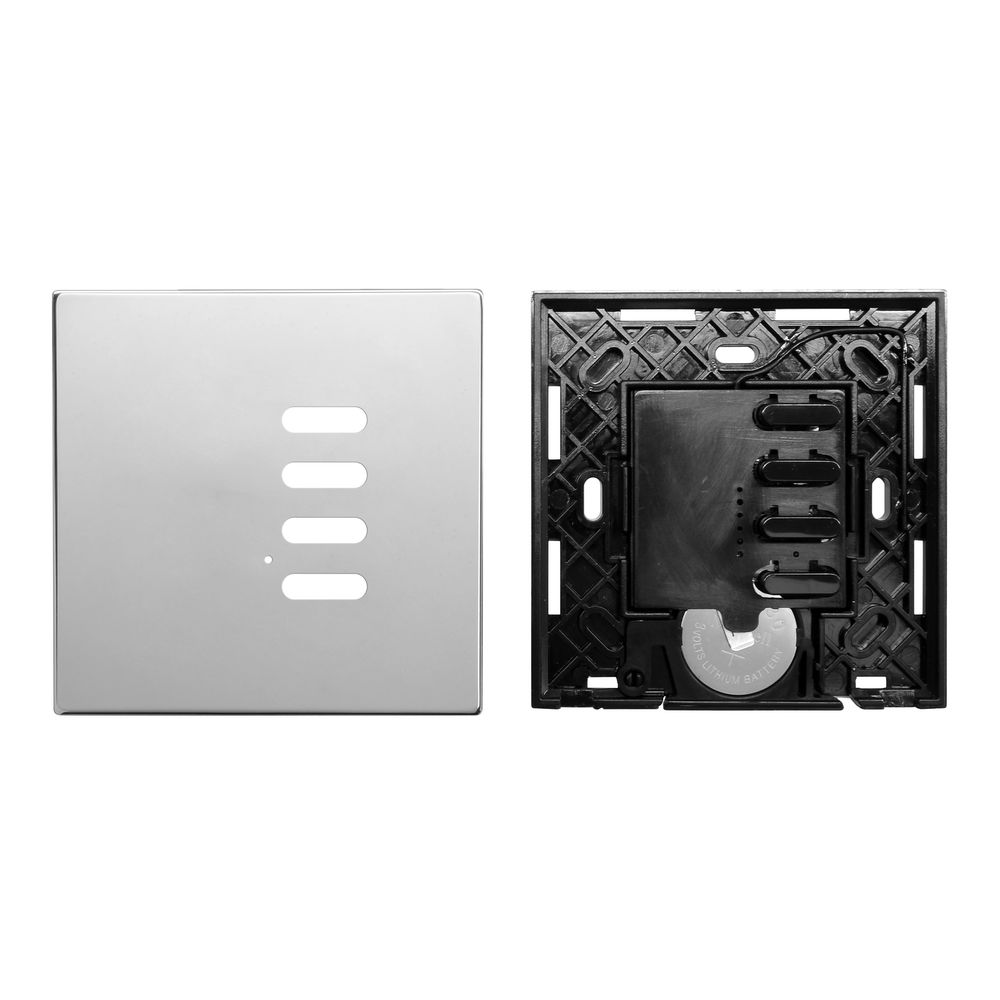 Wise Switch 4 Channel Polished Stainless Steel 3V