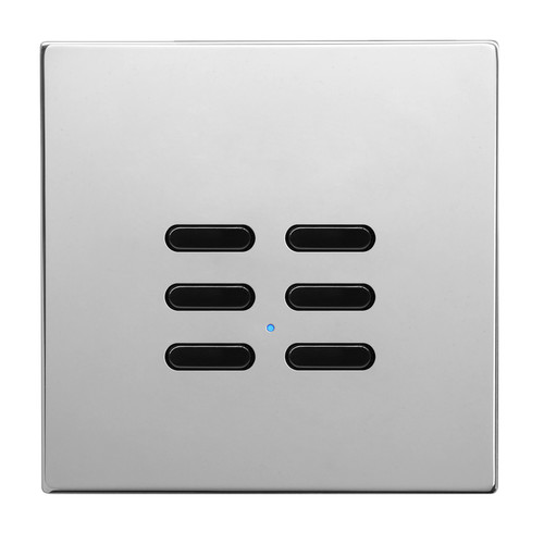 Wise Switch 6 Channel Polished Stainless Steel 3V