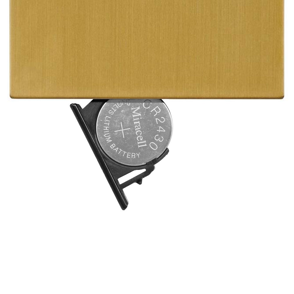 Wise Switch 4 Channel Satin Brass 3V