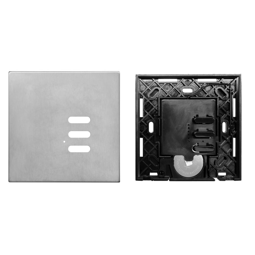 Wise Switch 3 Channel Satin Stainless Steel 3V