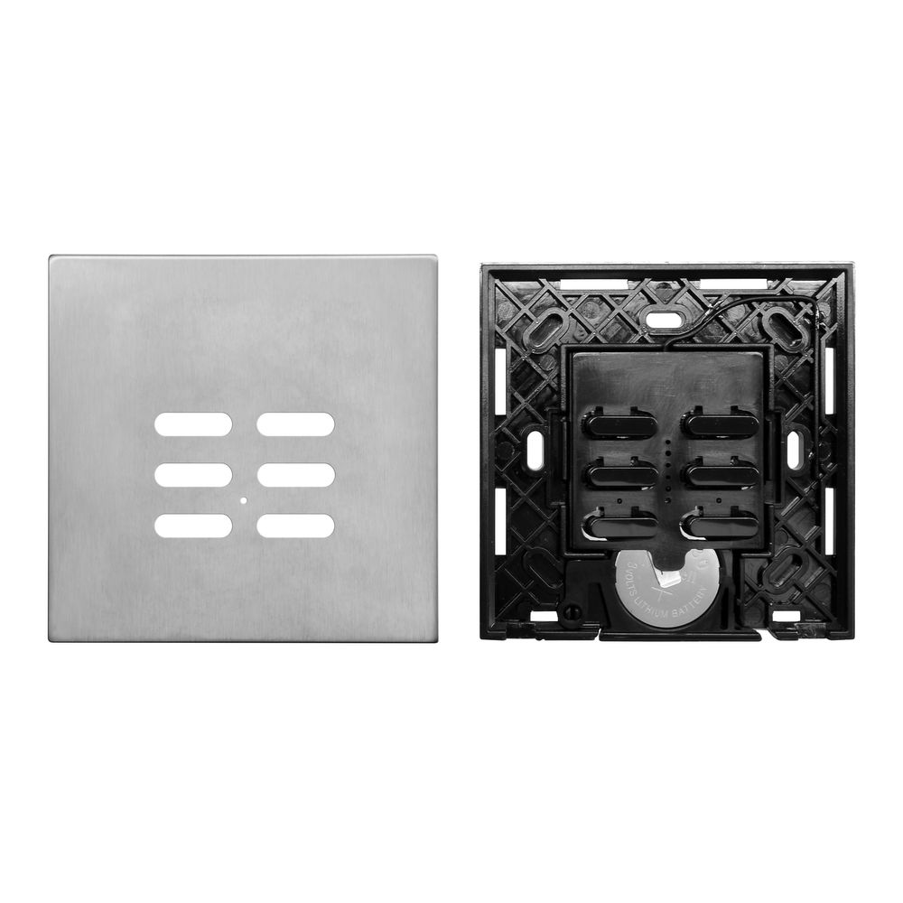 Wise Switch 6 Channel Satin Stainless Steel 3V