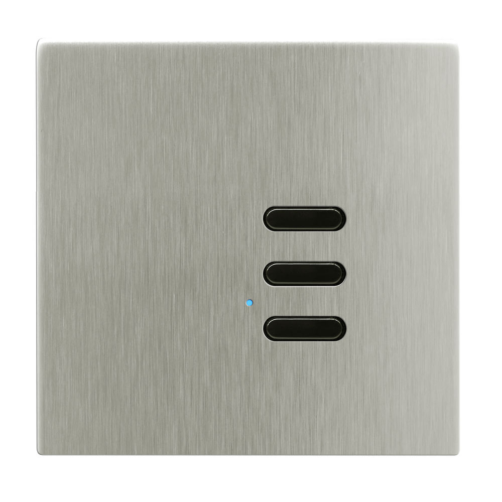 Wise Switch 3 Channel Satin Nickel 3V