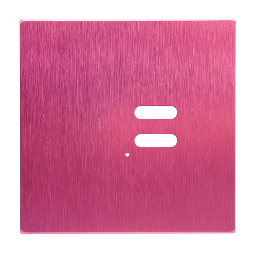 Wise Intense Pink Aluminium Plate