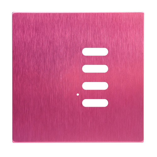 Wise Intense Pink Aluminium Plate