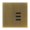Wise Fusion Smart Dimmer Master Wired 1 Gang 240V Antique Brass 250W