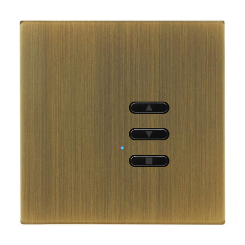 Wise Fusion Smart Dimmer Slave Wireless 1 Gang Antique Brass 3V
