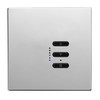 Wise Fusion Smart Dimmer Master Wired 1 Gang 240V Polished Stainless Steel 250W