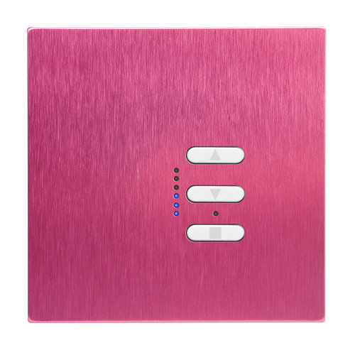 Wise Fusion Smart Dimmer Master Wired 1 Gang 240V Pink Aluminium 450W