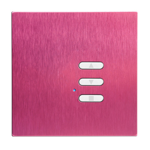 Wise Fusion Smart Dimmer Slave Wireless 1 Gang Pink Aluminium 3V