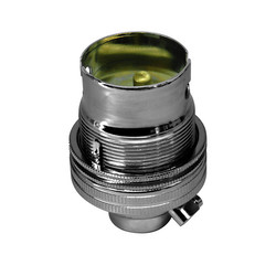Unswitched Lamp Holder 13mm Nickel BC / B22