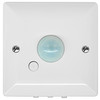 120° PIR Surface Mounted Occupancy Switch (Override switch) 1500W White
