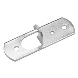 Ceiling Hook Plate Black 73mm Steel