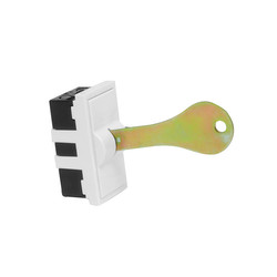 Euro Security Switch Modules DP Key Switch White