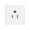 Euro Socket Modules 15A USA Unswitched White