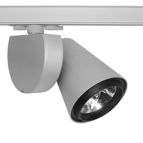 Merlino 150 AR111 Three Circuit Track Light 240V 100W Silver