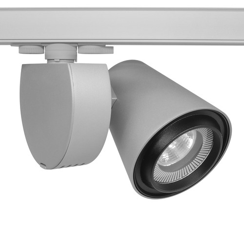 Merlino 110 MR16 Three Circuit Track Light 240V 50W Silver