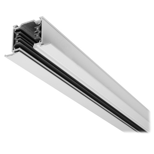 Three Circuit Track Recessed 240V White 2000mm