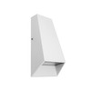 Wave Wall Up & Down Outdoor Garden Wall Light 240V 6W White 3000K Warm White