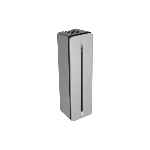 LED Blade Surface Low Level Outdoor Wall Light 240V Silver 3000K Warm White