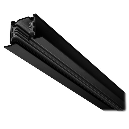 Three Circuit Track Recessed 240V Black 3000mm