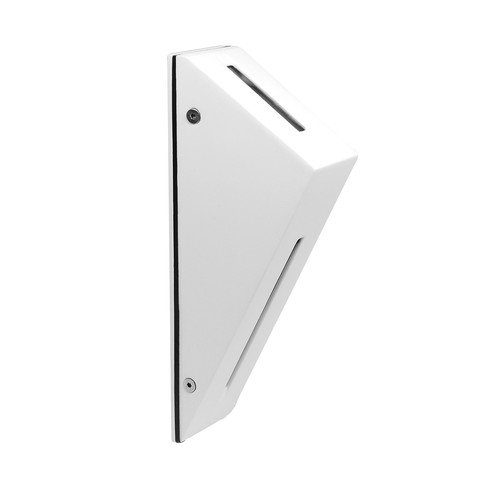 Book Up & Down Outdoor Garden Wall Light 240V 6W White 3000K Warm White