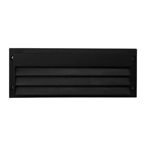 Surfaced Grill Brick Light 240V 3W Black 3000K Warm White
